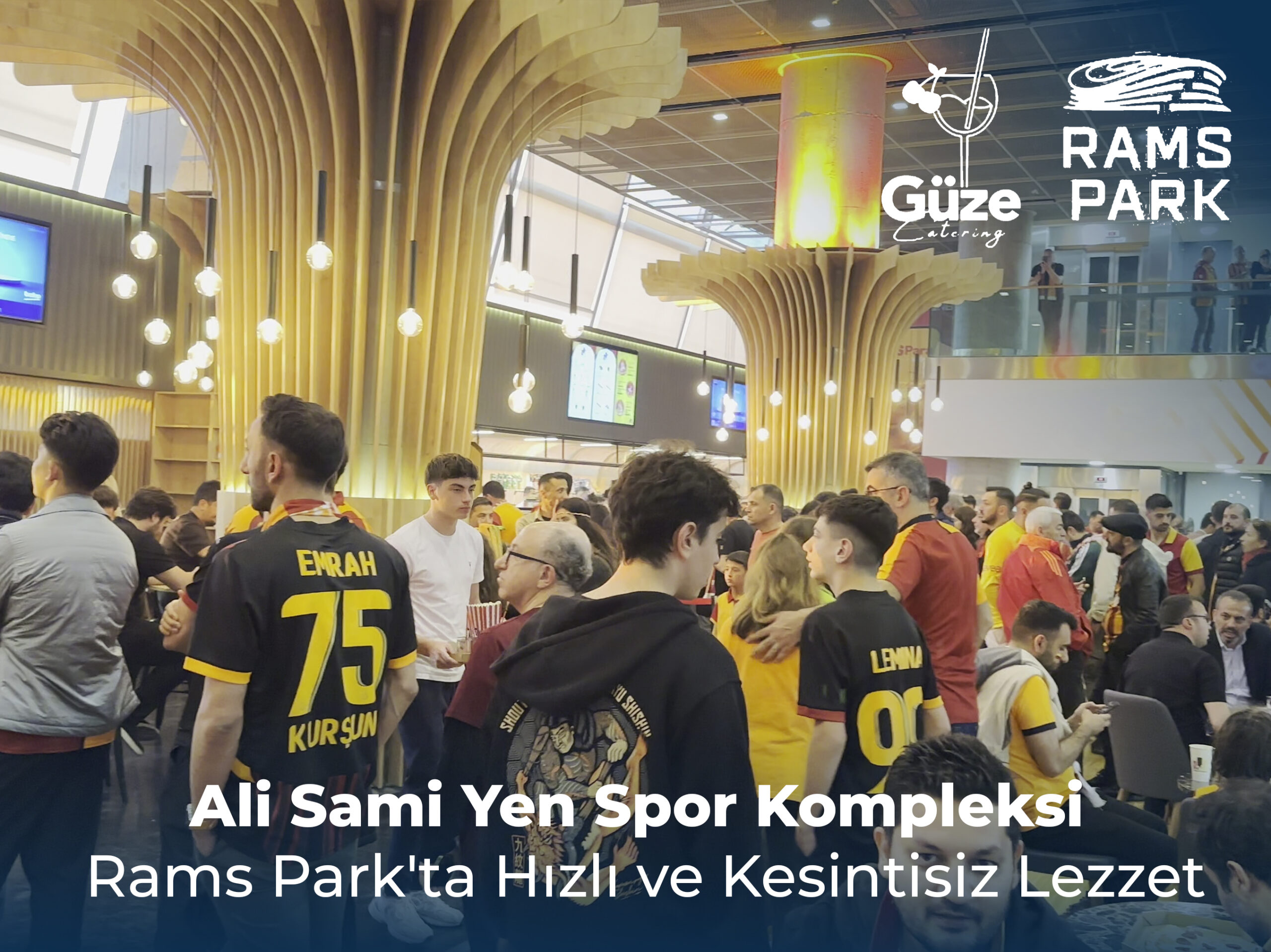 Ali Sami Yen Spor Kompleksi Rams Park'ta Hızlı ve Kesintisiz Lezzet